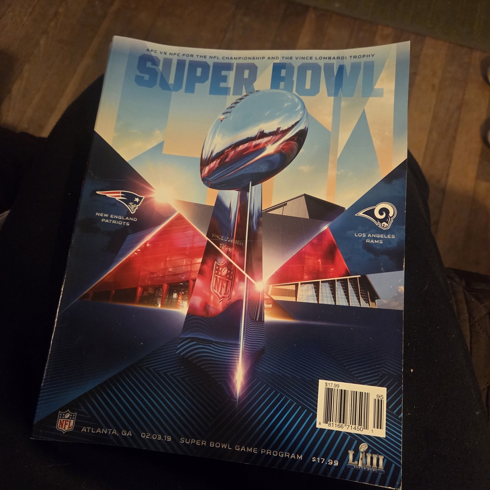 Super Bowl LIII Game Program